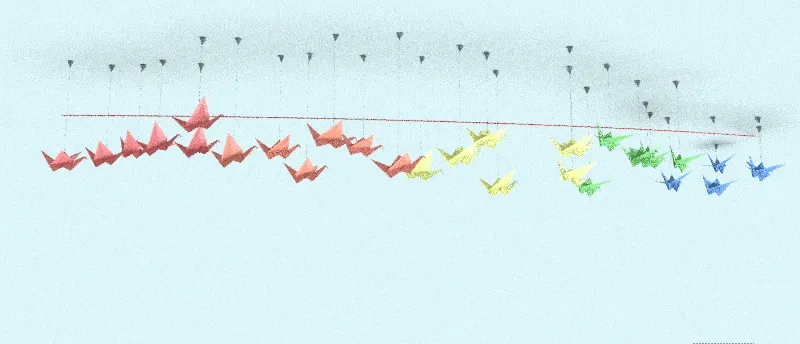 RailClone 4: Nested Generators Creating Procedural Hanging Ornaments