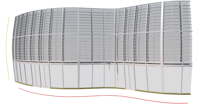 Array-based instancing explained visually: Creating complex 3D models with RailClone&#39;s Generators and Segments.