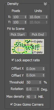 Density settings