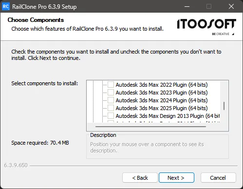 Select components