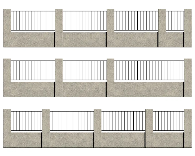 RailClone Generator L1S Distance examples 