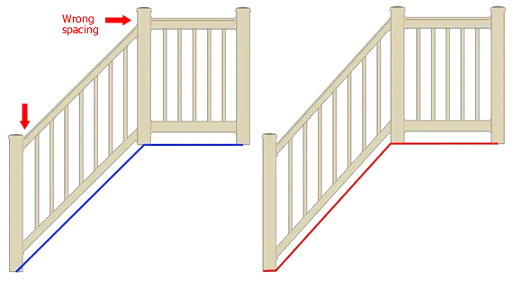 RailClone Generator L1S Flatten Stepped example