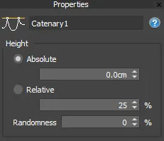 Catenary Operator The RailClone Catenary Operator UI