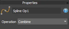 Combine Operator The RailClone Combine Operator UI