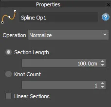 Normalize Operator The RailClone Normalize Operator UI