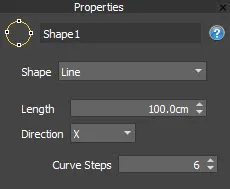 Shape Operator The RailClone Shape Operator UI