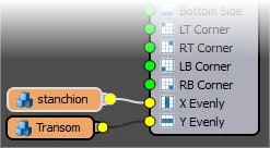 Generador de matrices 2D con espaciado uniforme para el eje X de RailClone-A2S
